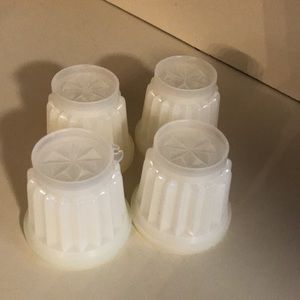 TUPPERWARE VINTAGE JELL-ETTES 1/2 CUP 125 ML (4 PIECES SET)